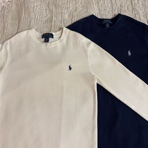 ** BUNDLE ** Polo Ralph Lauren Waffle Shirt Bundle (3 Shirts) Boys Size: M